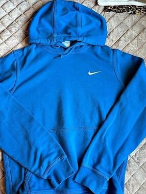 Nike Sportswear Club Fleece Pullover Hoodie Blue